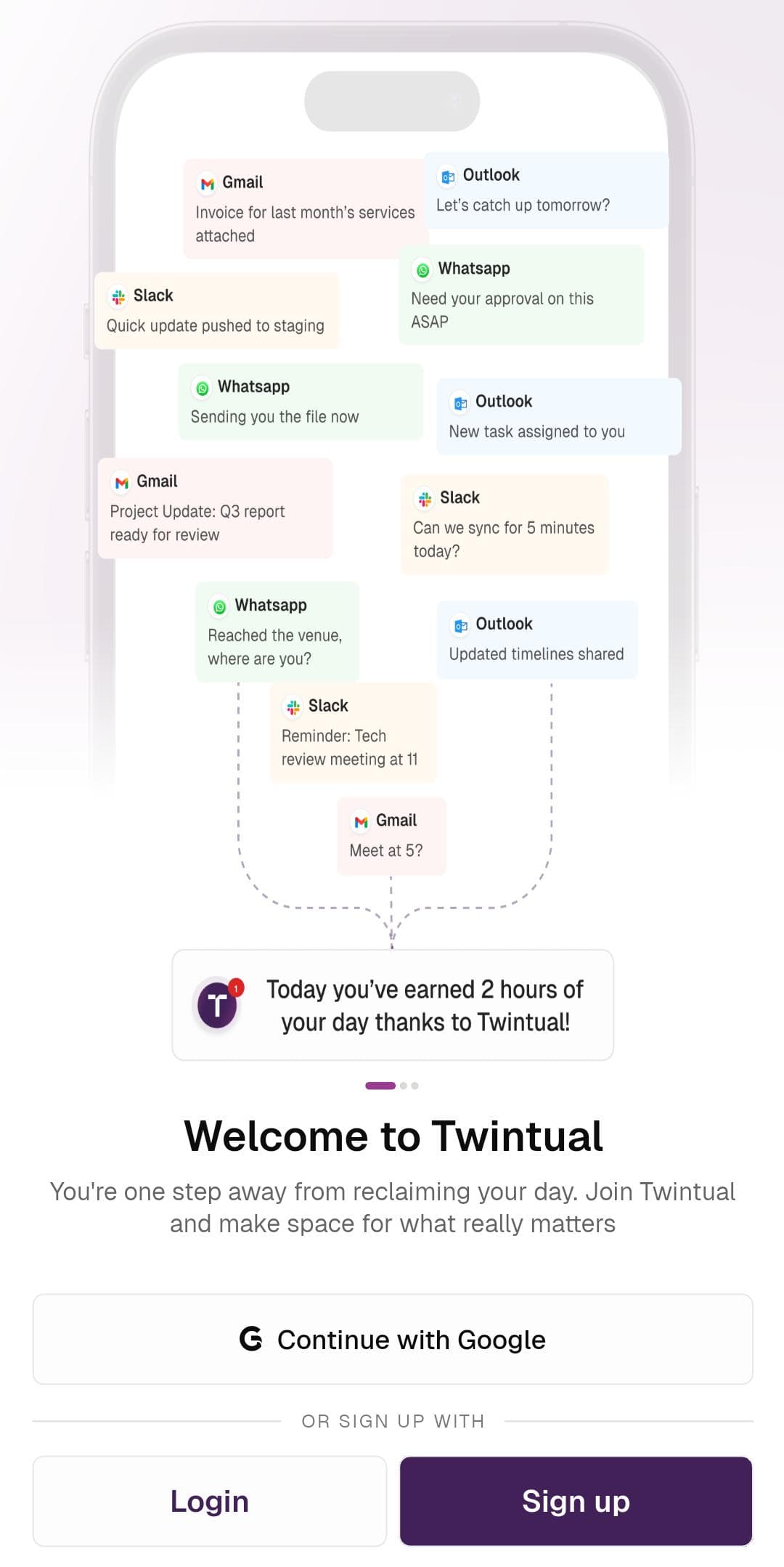 Welcome Screen